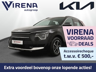 Kia Niro 1.6 GDi DynamicPlusLine- €5.000, voordeel Direct leverbaar - Navigatie - Schuif-/kanteldak - Stoel -/ stuurverwarming - Fabrieksgarantie tot 2032