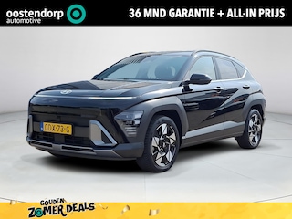 Hyundai Kona 1.6 GDI HEV Premium | Apple Carplay/Android Auto | Stoel/stuurverwarming | Elektrische achterklep | BOSE | 360 graden camera | Lederen bekleding | Elektrische verstelbare stoelen met geheugen |