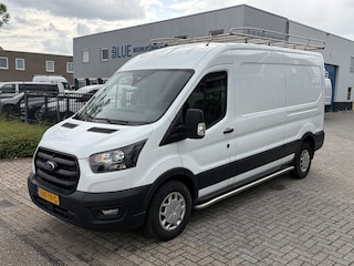 Ford Transit 330 2.0 TDCI 130PK MHEV L3H2 Trend ✓ 3-zits ✓ navigatie ✓ camera ✓ imperiaal ✓ trekhaak 2,5 ton