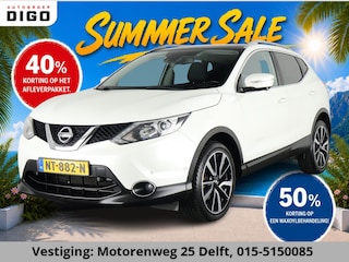 Nissan Qashqai 1.2 PREMIER EDITION PANO LEDER TREKHAAK . CRUISE CONTROL . NAVIGATIE . 360° CAMERA .