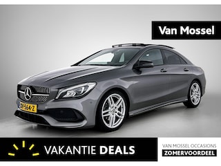 Mercedes-Benz CLA 180 180 AUTOMAAT | PANORAMADAK | AMG EXTERIEUR & INTERIEUR | NAVIGATIE | SPORTSTOELEN | LED | AMG VELGEN | CRUISE | AIRCO | STOELVERWARMING | 12 MAANDEN BOVAG GARANTIE |