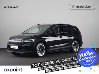 Skoda Enyaq iV 60 180 pk | Navigatie | Parkeersensoren | Achteruitrijcamera | Lederen bekleding | Autom. airco (3 zones) | Stoelverwarming | Matrix LED koplampen |