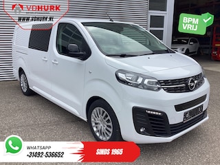 Opel Vivaro Electric 75 kWh DC Dubbel Cabine 345 km WLTP Snellader/ Cruise/ PDC/ Airco