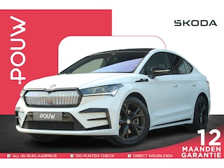 Skoda Enyaq Coupé RS 80 300pk | SoH 92% | Trekhaak | Panoramadak | Stoel/Stuurverwarming | Adaptieve Cruise | Voorstoelen Elekt. | Canton Audio