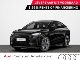 Audi Q4 S edition e-tron 63 kWh 204 pk | Glazen panoramadak | Trekhaak | Techniekpakket plus | Optiekpakket zwart-glanzend |