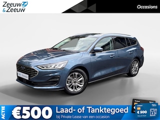 Ford Focus Wagon 1.0 EcoBoost Hybrid Titanium 155PK Automaat | Navigatie | Climate Control | Parkeersensoren | Privacy Glass