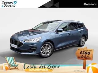Ford Focus Wagon 1.0 EcoBoost Hybrid Titanium 155PK Automaat | Navigatie | Climate Control | Parkeersensoren | Privacy Glass