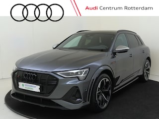 Audi e-Tron S quattro 95 kWh | SoH 98% | Panoramadak | Luchtvering | 360 camera | Lederenstoelen ‘Valcona’ |  Optiek zwart Plus | Keyless | Adaptieve cruise control | Sfeerverlichting | Dodehoekdetectie |