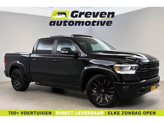 Dodge Ram 5.7 V8 4x4 Crew Cab Longhorn 402PK | Wide Body | 22'' | Luchtvering | Pano | 3500kg Trekgew. | LPG | H/K | Camera | Carplay | Keyless | Memory | LED | Trekhaak