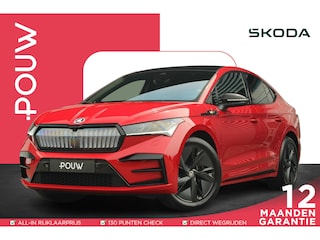 Skoda Enyaq Coupé RS 80 300pk | SoH 93%| Trekhaak | Panoramadak | Stoel/Stuurverwarming | Adaptieve Cruise | Voorstoelen Elekt. | Canton Audio