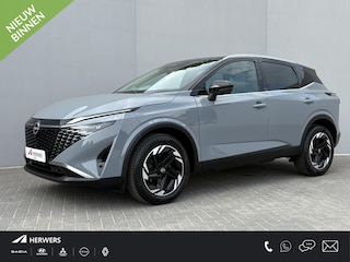 Nissan Qashqai 1.3 MHEV Xtronic N-Connecta / Fabrieksgarantie t/m 08-2028 / Cold Pack / Panorama dak / 1.8000 KG trekgewicht / Elektrische achterklep / Apple Carplay/Android Auto /