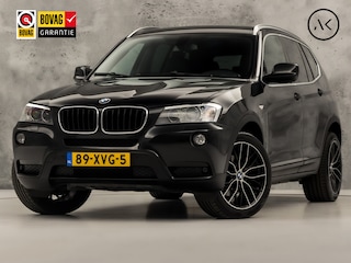BMW X3 xDrive20i Sport 184Pk Automaat (GROOT NAVI, M STUUR, CLIMATE, LEDER, STOELVERWARMING, SPORTSTOELEN, GETINT GLAS, ZWART HEMEL, PARKEERSENSOREN, NIEUWSTAAT)