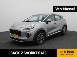 Ford Puma 1.0 EcoBoost Hybrid Titanium | Navigatie | Stoel/Stuur verwarming | Climate control | Bluetooth | DAB | Cruise Control | Airco | Parkeersensoren | Lichtmetalen Velgen |