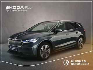 Skoda Enyaq iV 60 180pk Automaat Trekhaak, Warmtepomp, Adaptive cruise control, Navigatie, Parkeersensor achter, LED matrix koplampen, Stoelverwarming, App connect