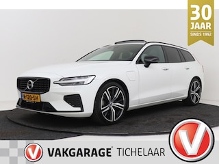 Volvo V60 2.0 T8 Recharge AWD R-Design | Uitklap. Trekhaak | Panorama dak | CarPlay | Pilot Assist | Blind Spot |