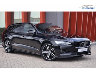 Volvo V60 2.0 T8 Recharge AWD R-Design | 360° Camera | Stoelverwarming | H/K/ | Pilot Assist | Glossy Black | 20 Inch