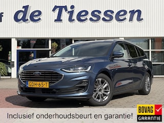 Ford Focus Wagon 1.0 EcoBoost Hybrid Titanium Trekhaak, AUTOMAAT, Navi, Rijklaar met beurt & garantie!