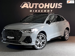 Audi Q3 45 TFSI e S Edition Panorama/ Nardo Grey/ Leder/ Automatische stoel/ Sonos/ 360camera/ Ambientlight/ Keyless