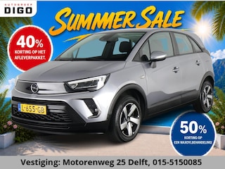 Opel Crossland 1.2 TURBO EDITION 1e EIG. GARANTIE TOT 5-2031* 100% ONDERHOUDEN. CARPLAY NAVIGATIE. CRUISE CONTROL . PARKEERSENSOREN VOOR & ACHTER .