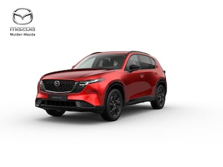 Mazda CX-5 e-Skyactiv G 141 Homura - Tan lederen interieur | 19-inch lichtmetalen velgen, Black | Alarmsysteem | Automatisch dimmende binnenspiegel met randloos design