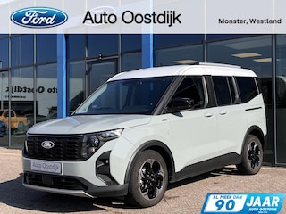 Ford Tourneo Courier Active 125PK Winterpack Adaptieve Cruise Camera Navi Parkeersensoren Blind-Spot 17'' Velgen Privacy Glass *Compleet*