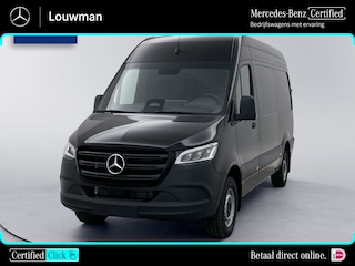 Mercedes-Benz Sprinter 317 CDI L2H2 Select Geveerde stoel Navigatie Parkeerpakket Stoelverwarming Betimmering Trekhaak 24 maanden Mercedes Certified garantie