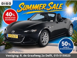 Mazda MX-5 2.0 SkyActiv-G 160 GT-M Soft-Top | Stoelverwarming | Dodehoek Detectie | Lederen Bekleding |