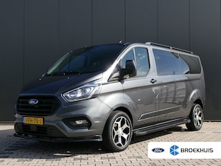 Ford Transit Custom 320 2.0 TDCI L2H1 Trend Sport DC Automaat | Dubbele Cabine | 5-Persoons | Navigatie | Trekhaak | Stoelverwarming | CarPlay/Android Auto | Lichtmetalen Velgen
