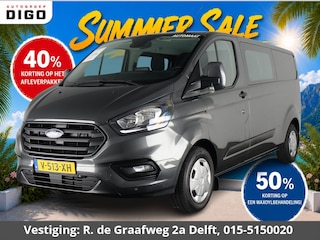 Ford Transit Custom ROLSTOELVERVOER 320 2.0 TDCI L2H1 Limited DC | Marge auto | Stoelverwarming | Trekhaak