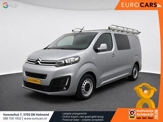 Citroën Jumpy 2.0 BlueHDI 120 XL Driver DC Imperiaal Trekhaak Navigatie Apple CarPlay Android Auto Camera Parkeerhulp Cruise Control Verwarmbare bestuurdersstoel Climate Control