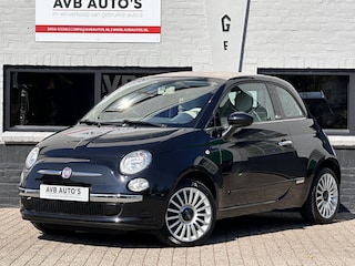 Fiat 500 1.2 Lounge Airco PDC Half Leder Cabrio
