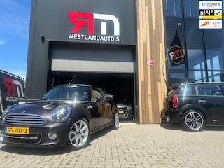 Mini Cooper Cabrio 1.6 cabrio highgate/navi/climaat-control/LM-velgen/alarm/sound-system/windscherm/ 2 sleutels/dealer-ondh/leer