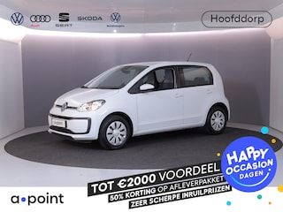 Volkswagen Up 1.0 65 pk | Navigatie via App | Airco | Parkeersensoren achter | Achteruitrijcamera | Cruise control |