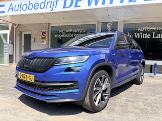 Skoda Kodiaq 2.0 TSI 4x4 190 PK Sportline Business VEEL EXTRA/S Panorama dak/Elktr. airco/Lederen alcantara bekl./Navi fullmap/Achteruitrijcamera/Hoogte verstelbare stoelen met memory/Elektr. uitklapb. trekhaak/Apple carplay/Keyless Entrty+Start /Cruise c