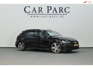 Audi A3 Sportback 2.0 TFSI S3 360+PK AKRAPOVIC/FACELIFT/VIRTUAL/HALF LEDER+ALCANTARA+S.VERWARMING/CRUISE/ECC/12 MND GARANTIE!