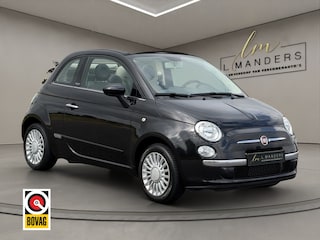 Fiat 500 1.0 TwinAir Lounge 2013 ZWART | Cabrio | Airco | NL
