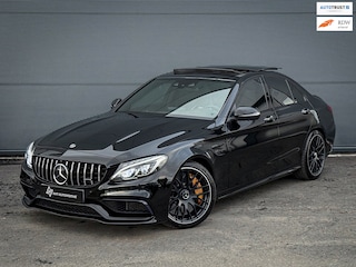 Mercedes-Benz C63 S AMG, Pano,Kuip,keramisch,Carbon,Dealer onderhouden, 360 camera, Lane Assist