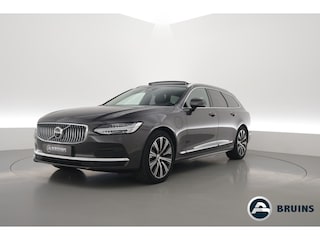 Volvo V90 2.0 T6 Plug-in hybrid AWD Ultimate Bright | Long Range | Pano | 360 Cam | Stoel ventilatie | ACC | Blis | H&K Audio |