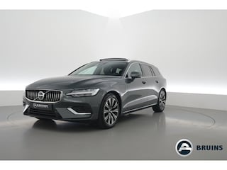 Volvo V60 2.0 T8 Plug-in hybrid AWD Plus Bright | 455 PK | Pano-dak | Forest Lake | 360 camera | Head-up |