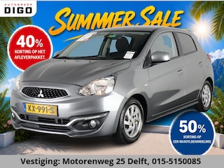 Mitsubishi Space Star 1.2 LIFE GRAYLINE 2e EIGENARESSE. CRUISE CONTROL. AIRCO.SPORTVELGEN.DAKSPOLER.PRIVACY GLASS