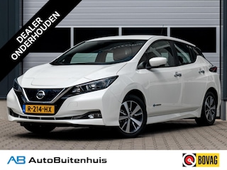 Nissan Leaf N-Connecta 40 kWh|SOH 90%|CAMERA|ADAPT. CRUISE|CARPLAY|CLIMATE|KEYLESS|DODEHOEKDETECTIE