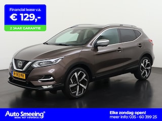 Nissan Qashqai 1.2 Tekna + | Panoramadak | Camera | Mem Stoel | Leder | Stoelverwarming | Zondag Open!