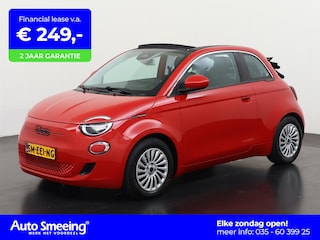 Fiat 500 C RED 42 kWh | SOH 100% | Camera | Navigatie | Apple Carplay | Zondag Open!