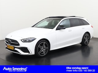 Mercedes-Benz C-klasse Estate 300e AMG Night | Panoramadak | Trekhaak | Head up | Digital Light | Zondag Open!