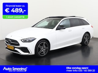 Mercedes-Benz C-klasse Estate 300e AMG Night | Panoramadak | Trekhaak | Head up | Digital Light | Zondag Open!