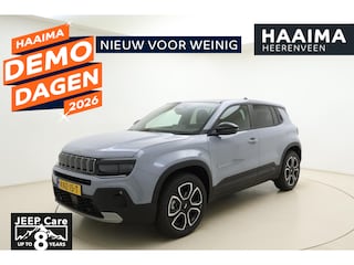 Jeep Avenger 1.2 e-Hybrid Summit | VAN €40.250,- VOOR €35.950,-! | Navigatie | Voorruitverwarming | 18'' lichtmetalen velgen | JBL | Elektrische kofferklep | Adapt. Cruise control