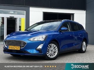 Ford Focus Wagon 1.0 EcoBoost Hybrid Titanium X Business | Schuif/Panorama Dak | Elektrische Achterklep | Achteruitrij Camera | Cruise