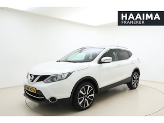 Nissan Qashqai 1.6 Tekna 163pk | Lederen Bekleding | Navigatie | Climate Control | Camera | Trekhaak | Panoramadak | 1.500kg Trekgewicht