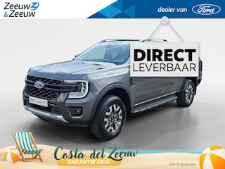 Ford Ranger Wildtrak 2.3 PHEV 279pk 10-traps automaat | 5 persoons | GRIJS kenteken | 0,99% rente | Trekhaak | Leder | Direct leverbaar