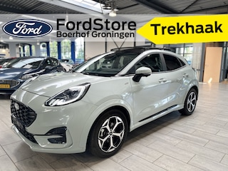 Ford Puma EcoBoost 125 pk Hybrid ST-Line | Trekhaak | Winter Pack | Adapt. Cruise | Pano | Full LED | Elektr. achterklep |